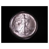 Silver Eagle Dollar 1991