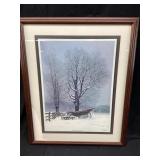 BOB TIMBERLAKE PRINT, FEBRUARY IN RIVERWOOD