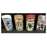 (4) LEGOS BIONCLE ACTION FIGURES, NUJU, PIRANA,