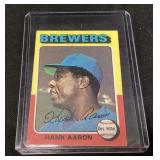 1975 TOPPS HANK AARON #660 BASEBALL CARD