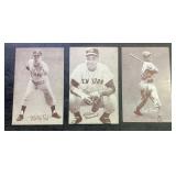(3) 1947-1966 EXHIBIT BASEBALL CARDS, WHITEY