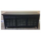 HOOKER FURNITURE BLACK MEDIA CONSOLE