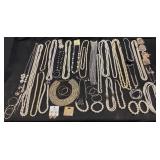ASSORTED COSTUME JEWELRY, REAL & FAUX PEARLS,