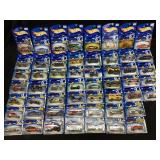 64 HOT WHEELS MATCHBOX CARS, NEW IN PACKAGE