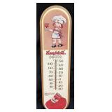 VTG. CAMPBELLS SOUP WOOD THERMOMETER, USA, 18in H