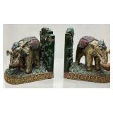PAIR OF 1998 CBK LTD ELEPHANT BOOKENDS