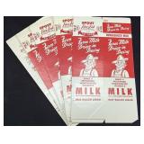 (5) VTG. FARM MILK DRIVE-IN DAIRY NEW OLD STOCK