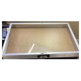 ALUMINUM DISPLAY CASE WITH KEYS