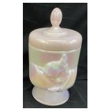 1990 FENTON IRIDESCENT SHELL PINK CHESSIE THE C