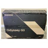32in SAMSUNG ODYSSEY G3 GAMING MONITOR, NEW IN BOX