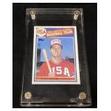 1985 TOPPS MARK MCGWIRE U.S. BASEBALL TEAM CARD