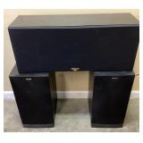 (3) Klipsch Klf-c7 Center Speaker & 2 Klipsch