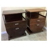 PAIR OF VTG. HICKORY WHITE GRAMERCY ART DECO
