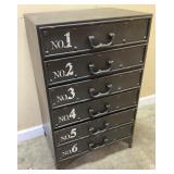 6 DRAWER METAL CABINET
