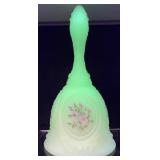 1977 FENTON CUSTARD SATIN, URANIUM MEDALLION