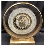 VTG. LINDEN GMT QUARTZ WORLD TIME MANTLE CLOCK