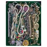 COSTUME JEWELRY AND LADIES WATCHES LOT