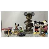ASSORTED DISNEY MICKEY & MINNIE MOUSE FIGURINES,