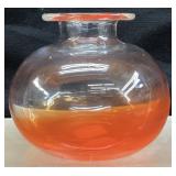 RARE 1983 FENTON ART GLASS KATJA FLAME VASE,