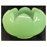 1932 FENTON JADEITE LOTUS BOWL