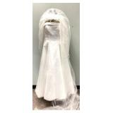 SIZE 10 ST. TROPEZ WEDDING DRESS 10FT VAIL