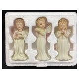 HOME INTERIORS SET OF 3 ANGEL FIGURINES