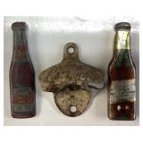 (3) VTG. BOTTLE OPENERS, STARR ï¿½ï¿½Xï¿½ï¿½ COCA-COLA,