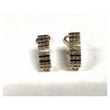 14 KYG 6.1G. DIAMOND EARRINGS APPROX. 2 CTW.