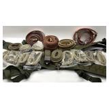 US MILITARY SLING LOT AND GI HARNESSES