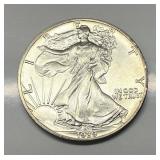 1989 SILVER EAGLE TROY OUNCE FINE SILVER