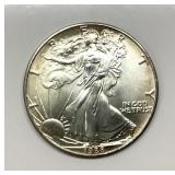 1988 SILVER EAGLE TROY OUNCE FINE SILVER COIN