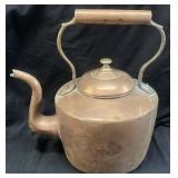 ANTIQUE COPPER KETTLE & POT