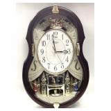 RHYTHM SMALL WORLD VIOLA ENTERTAINER CLOCK