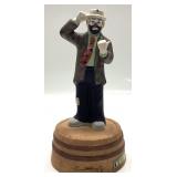 EMMETT KELLY JR HITCHHIKER MUSICAL FIGURINE