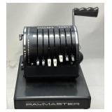VTG. PAYMASTER SERIES X-900 CHECK WRITER, WITH KEY