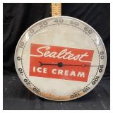1959 SEALTEST ICE CREAM METAL ADVERTISING
