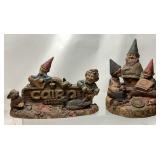 (2) TOM CLARK CAIRN STUDIO GNOME SIGN & NORTH