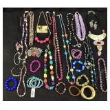ASSORTED COSTUME JEWELRY, MUDD, PLUNDER, E.L.