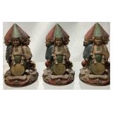(3) 1992 TOM CLARK 4H GNOME FIGURINES