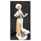 LLADRO Girl With Goose