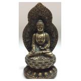VINTAGE ASIAN HAND MADE  BRASS BUDDHA FIGURINE