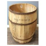VTG. SCHOLLER BROTHERS, INC LARGE BARREL 30''H B