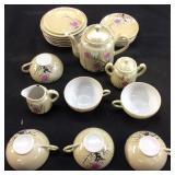1950'S JAPAN LUSTERWARE CHILDS SET FOR 6