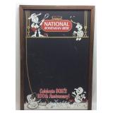 National Bohemian Beer Chalkboard Ad