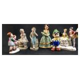 6 Occupied Japan Figurines