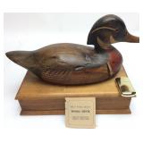 WOOD DUCK DECOY MASON REPLICA BOX