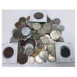 FOREIGN COIN COLLECTION DATES BACK TO 1876