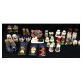 ASSORTED SALT & PEPPER SHAKERS, VTG. JAPAN TO
