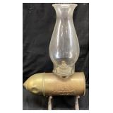ADMIRAL DEWEYï¿½S ARTILLERY SHELL OIL LAMP,