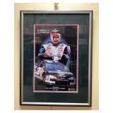 FRAMED MEMORIAL DALE EARNHARDT PHOTO